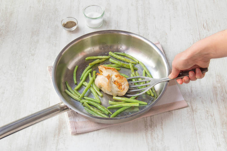 Bak de haricot verts mee