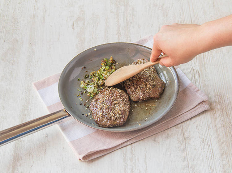 Steaks braten