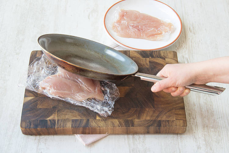 Flatten chicken