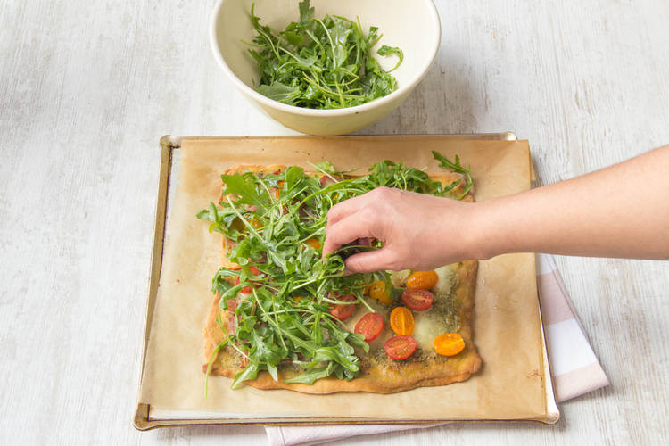 Finish the flatbread