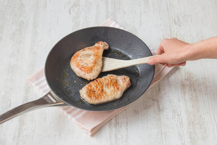 Cook the pork
