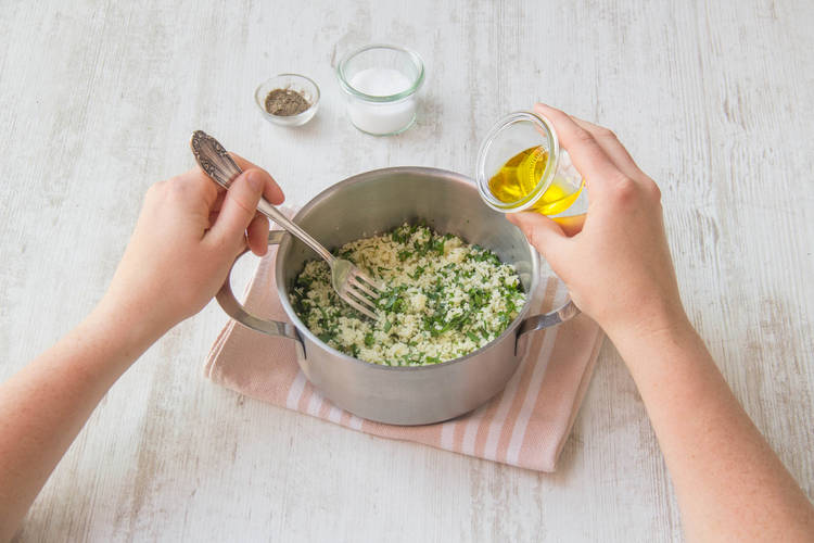 Make the herby couscous