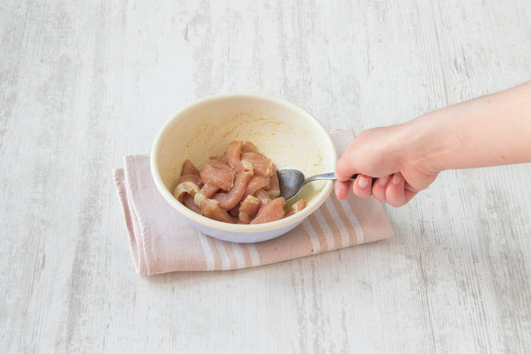 Schweinefleisch marinieren