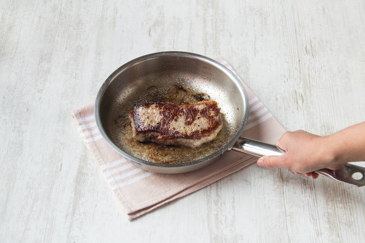 Sear the steak