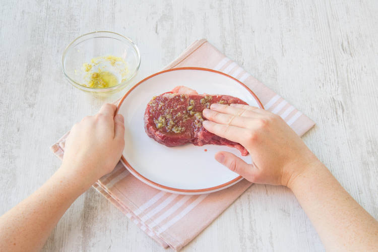 Prepare the steak
