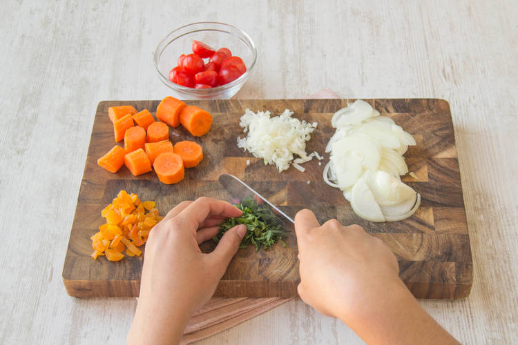 Chop your vegetables