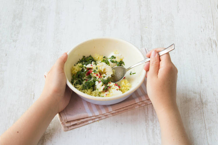 Mozzarella marinieren