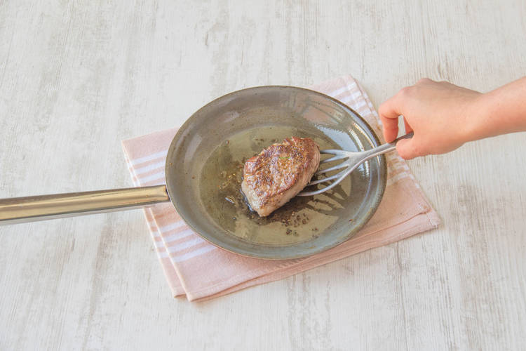 Cook the steak