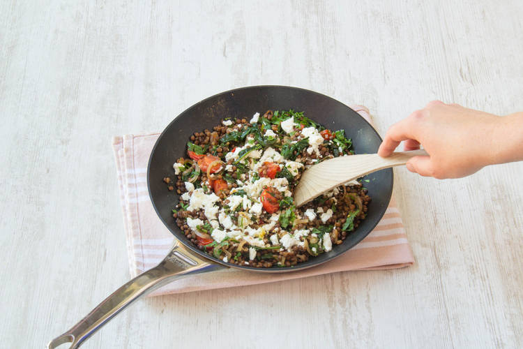 Combine the veggie mixture