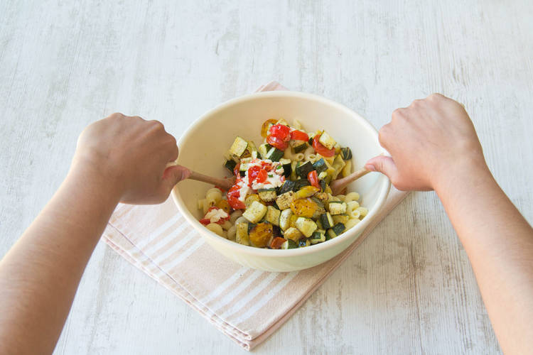 Salat mischen