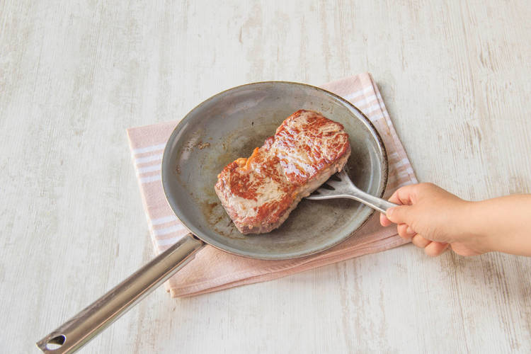 cook the steak