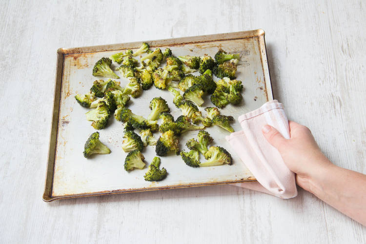 cook the broccoli