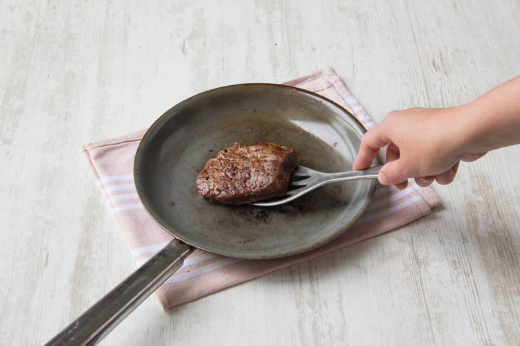 Sear the steak