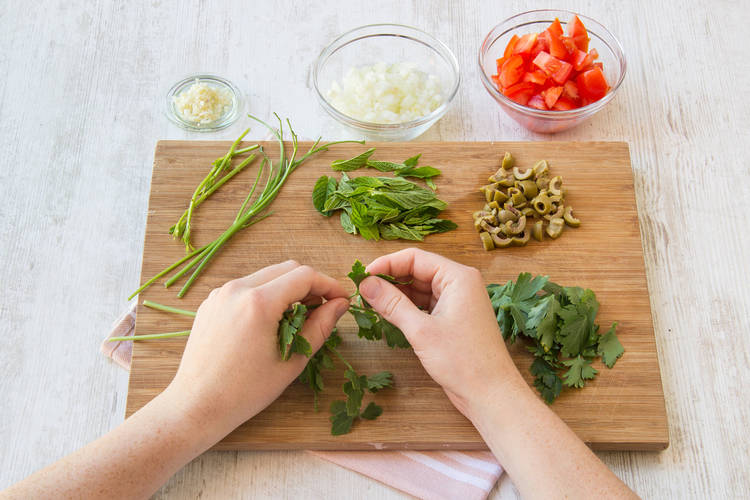 Chop your vegetables