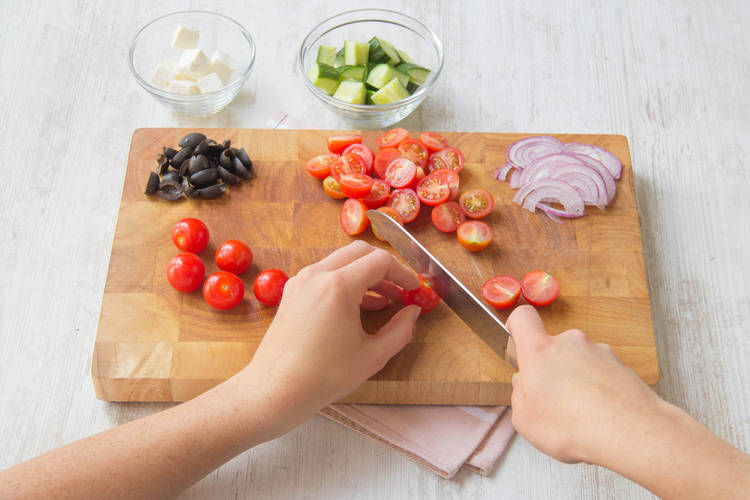 Chop your vegetables