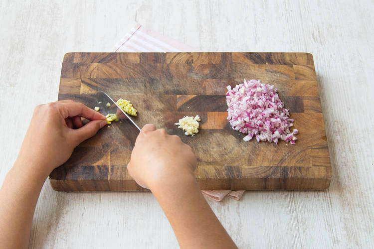 Chop up your vegetables