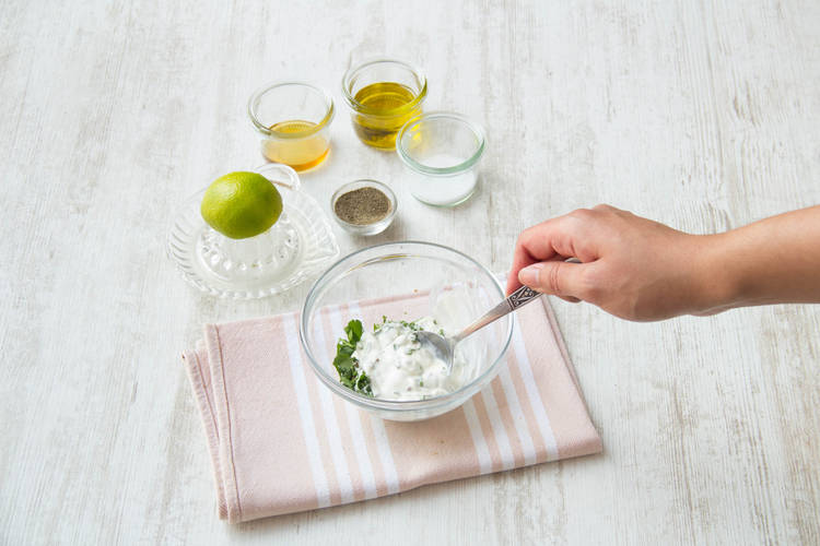 Mix ingredients together