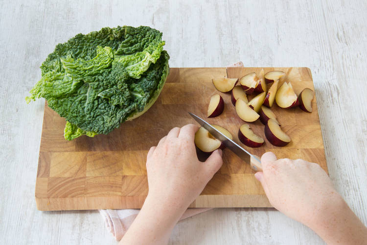 slice the plum