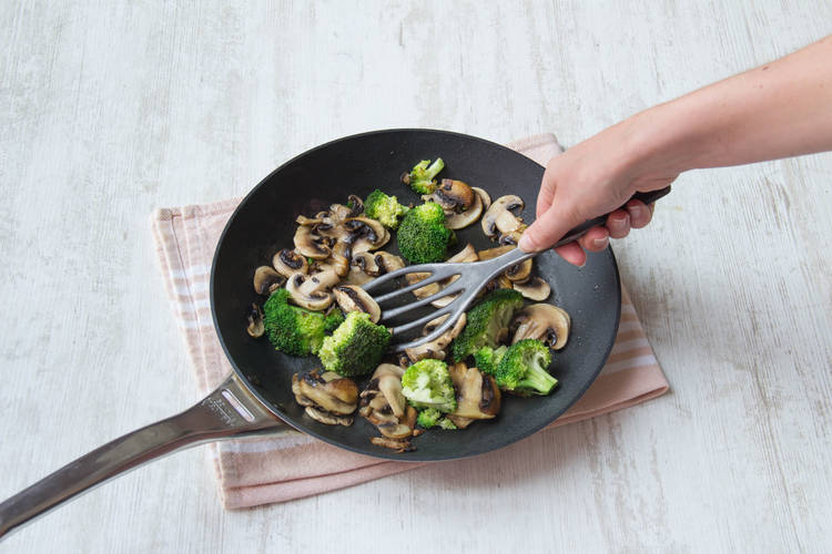 cook the vegetables