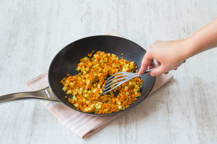 Cook your carrot, celery and apple