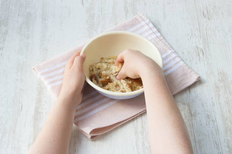 Make the meatloaf mixture