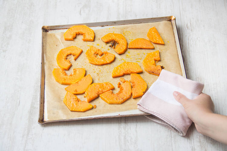Bake the pumpkin