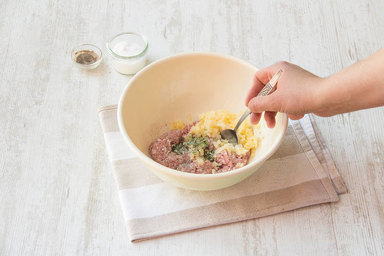 Stir your ingredients together