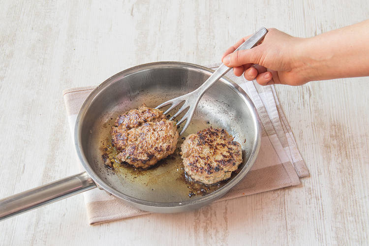 Fry your burgers