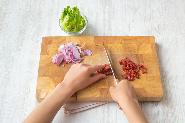 Chop your veggies