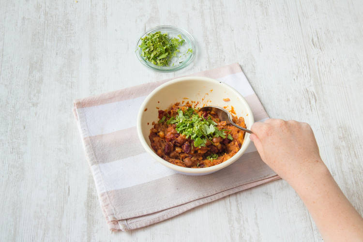 Make the refried beans
