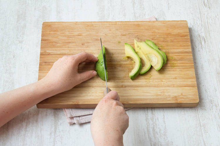 cut up your avocado