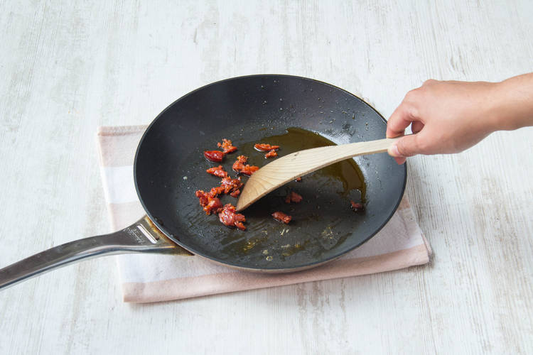 Fry off your chorizo