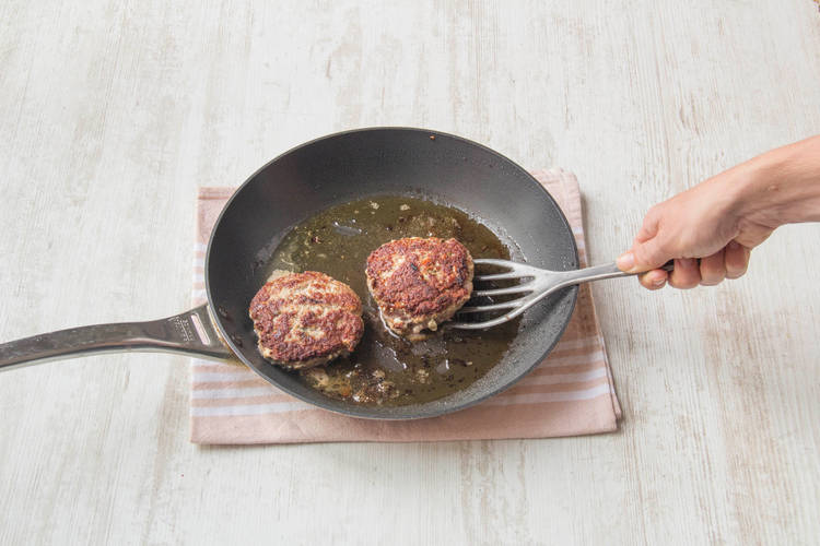 Fry your burgers