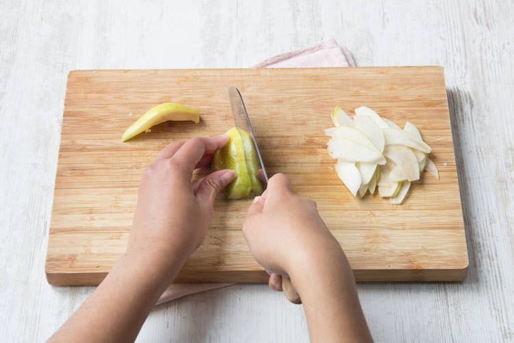 Slice your pear