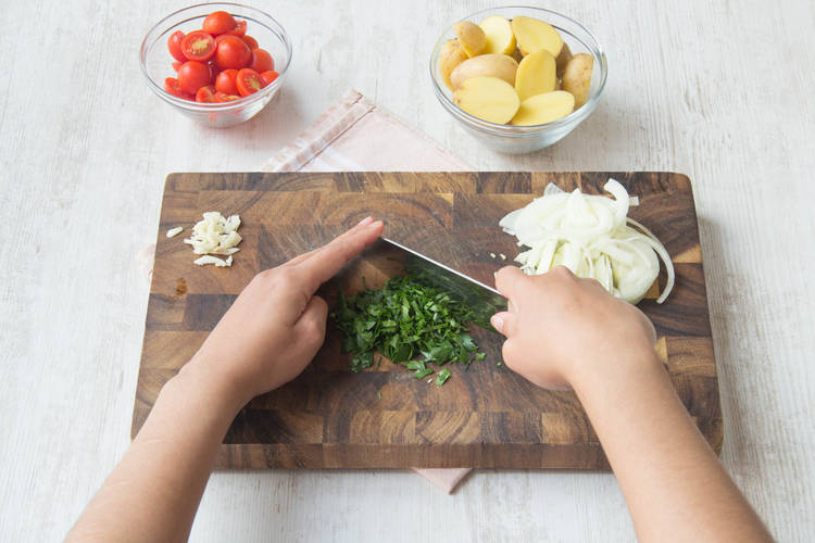Chop veggies