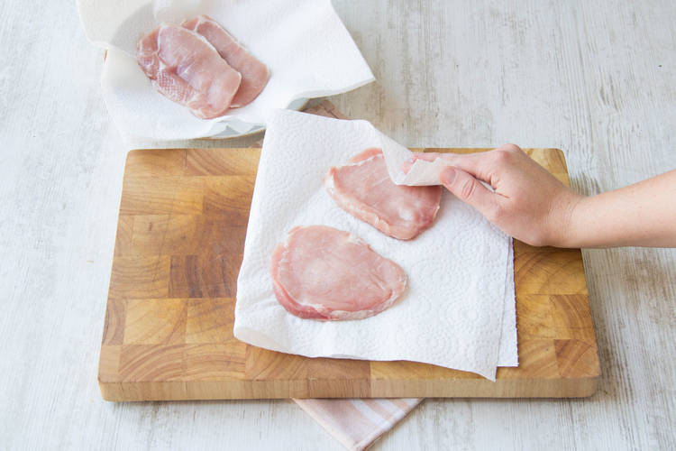 Schweinelachssteak zubereiten