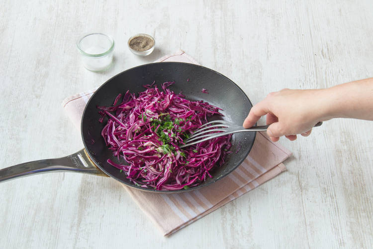 Cook the tangy cabbage