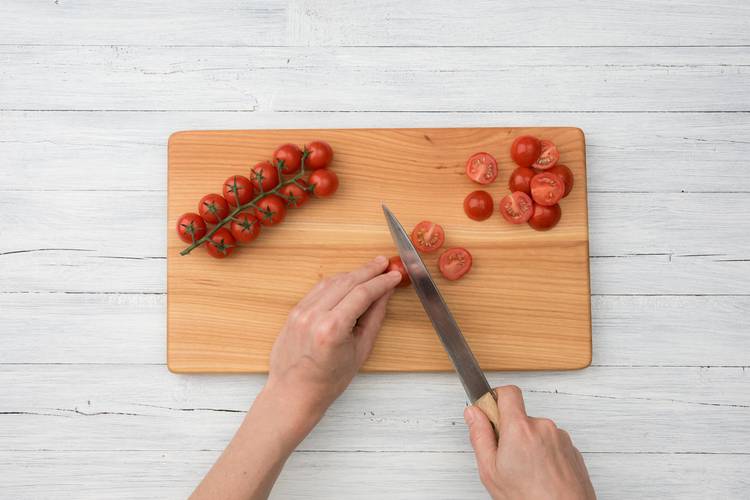 Cherry-Tomaten zubereiten
