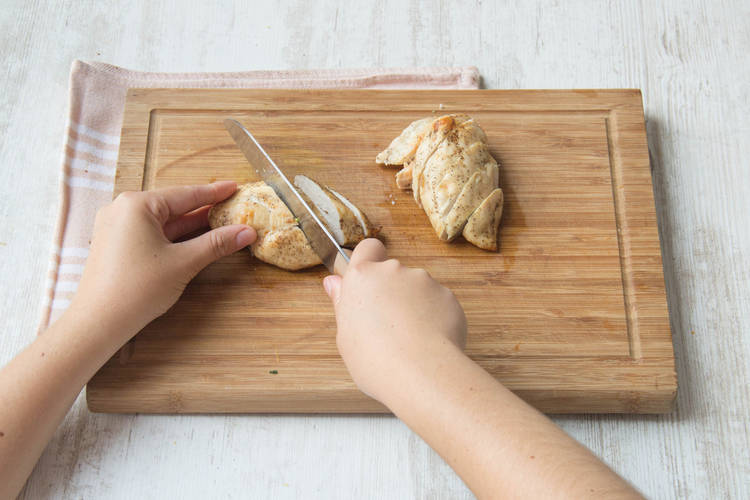 Slice chicken