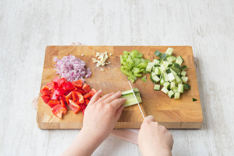 Prepare veggies