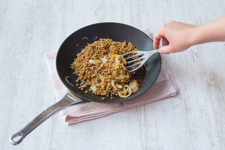 Cook the lentils