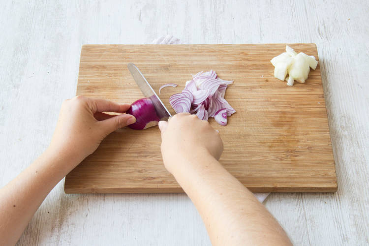 Chop onions