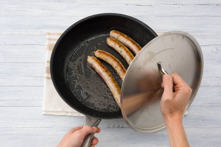 Cook the sausages