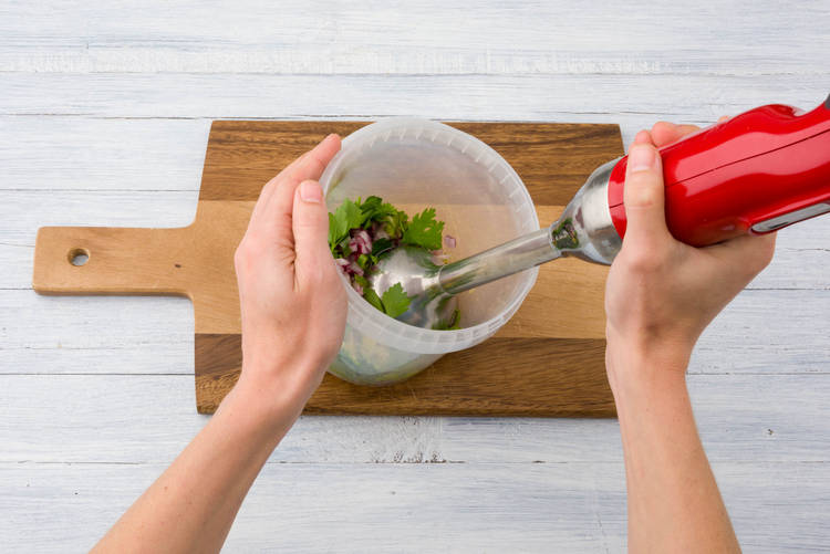 Blend the ingredients