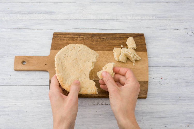 Pita-Taschen vorbereiten