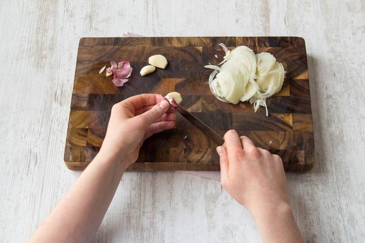 Peel your garlic