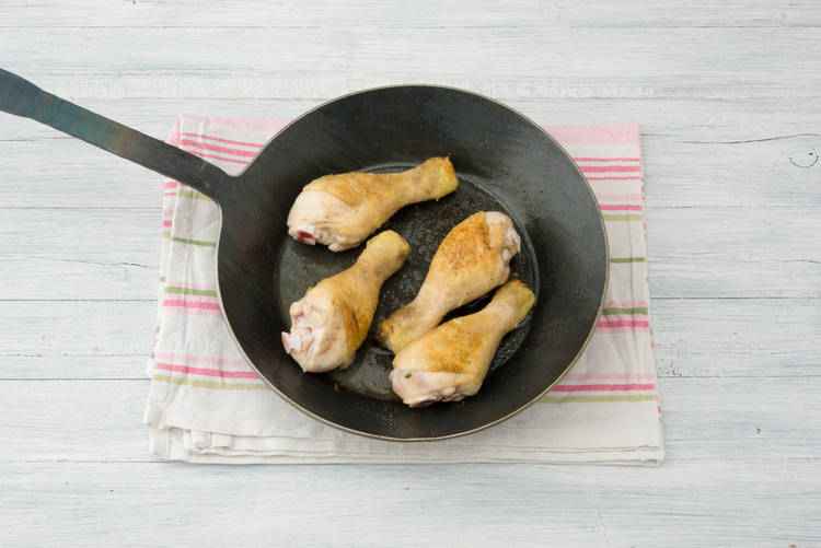 Bak de kipdrumsticks