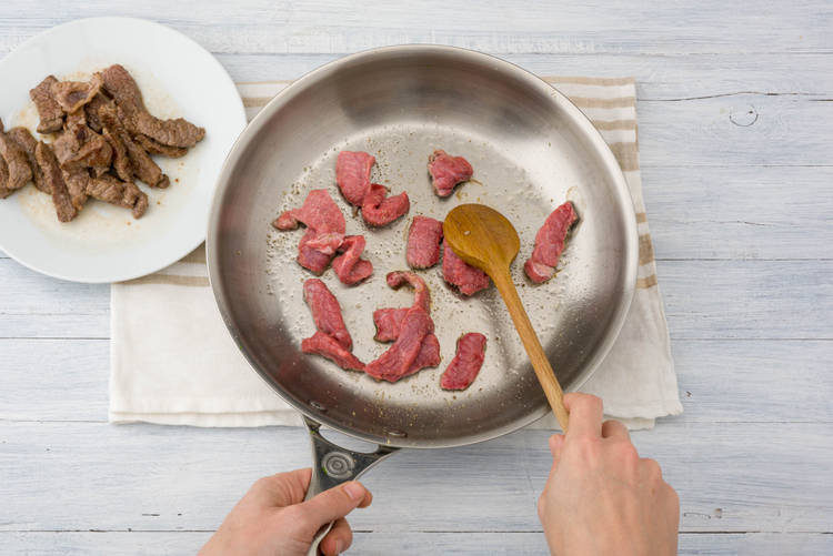 Cook the beef