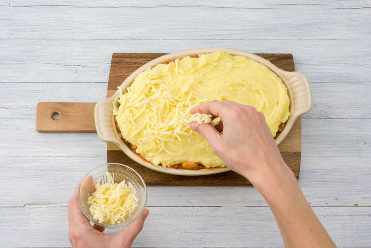 layer your cheese on your potato