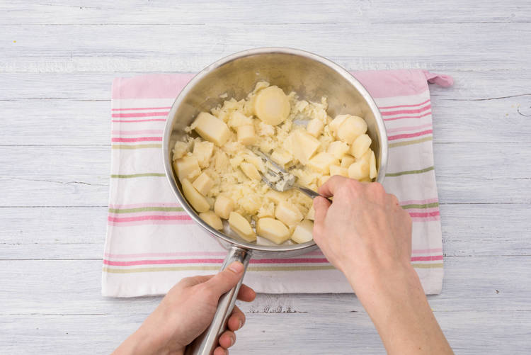 Mash the parsnips